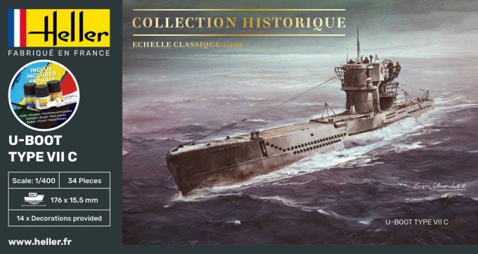 STARTER KIT U-Boot Type VII C in 1:400