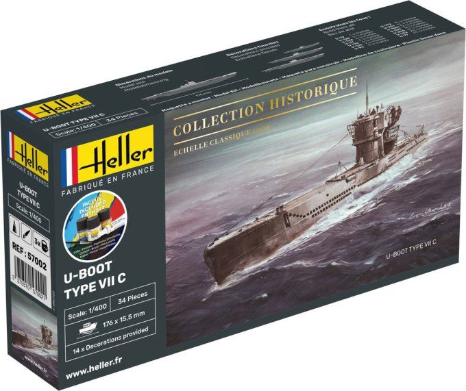 STARTER KIT U-Boot Type VII C in 1:400