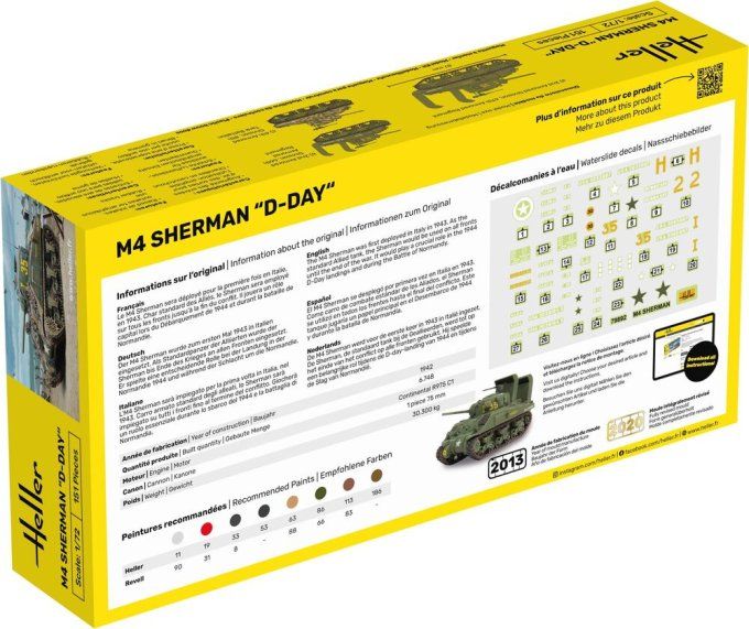 M4 Sherman D-Day in 1/72