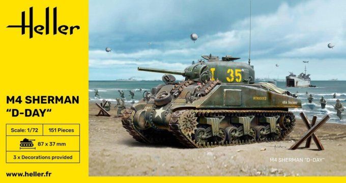 M4 Sherman D-Day in 1/72