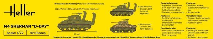 M4 Sherman D-Day in 1/72