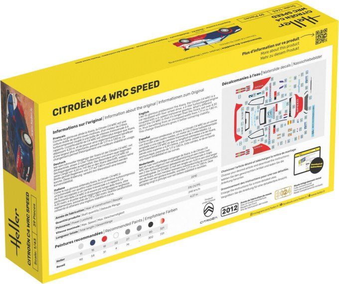 Citroën C4 WRC Speed in 1:43