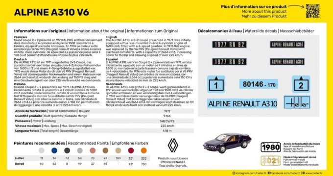 Alpine A310 in 1:43