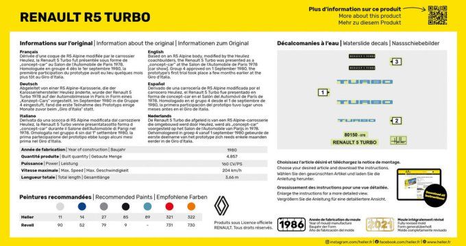 Renault R5 Turbo in 1:43