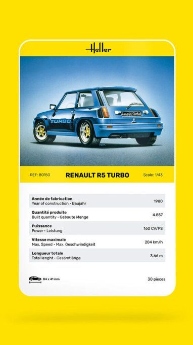 Renault R5 Turbo in 1:43