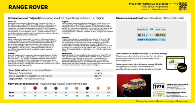 Range Rover in 1:43
