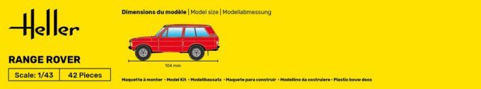 Range Rover in 1:43