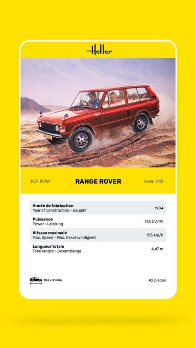 Range Rover in 1:43