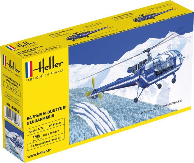 SA 316 Alouette III Gendarmerie in 1/72
