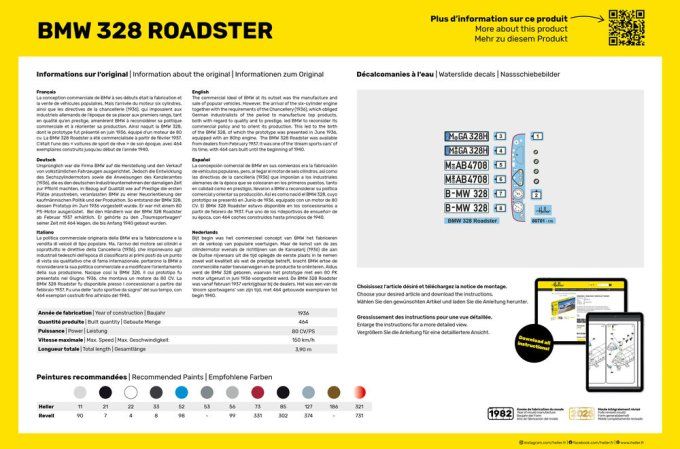 BMW 328 Roadster in 1:24