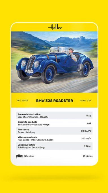 BMW 328 Roadster in 1:24