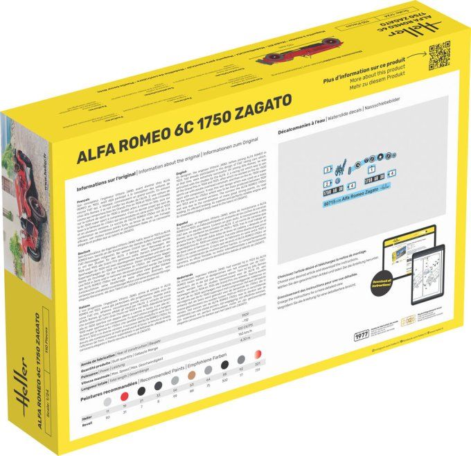 Alfa Romeo 6C 1750 Zagato in 1:24