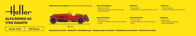 Alfa Romeo 6C 1750 Zagato in 1:24