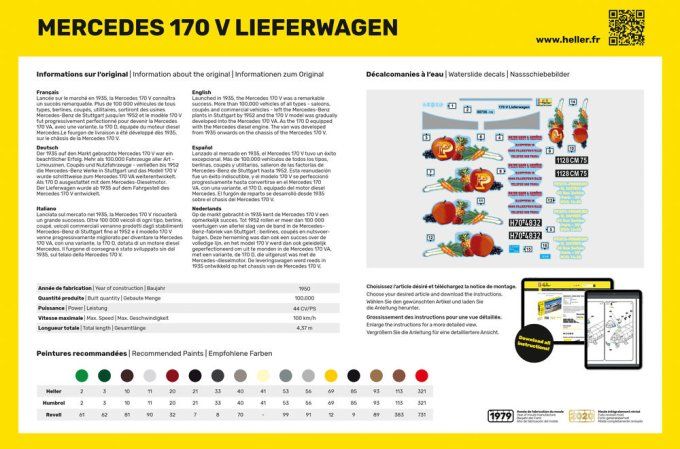 MB 170 LIERFERWAGEN