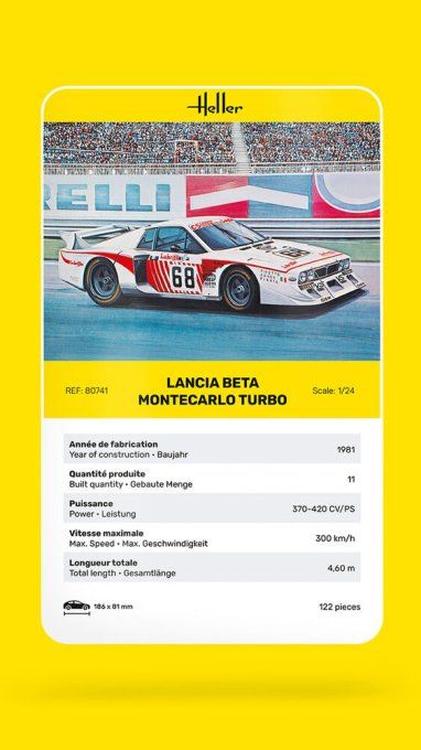 Lancia Beta Montecarlo Turbo in 1:24