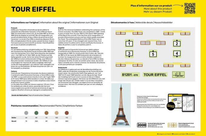 Tour Eiffel in 1:650