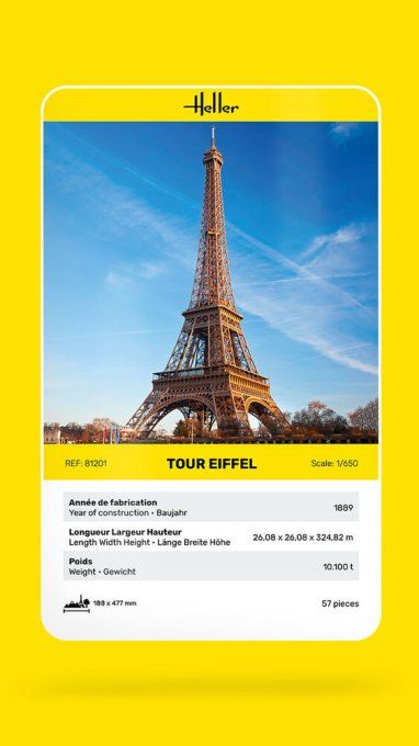 Tour Eiffel in 1:650