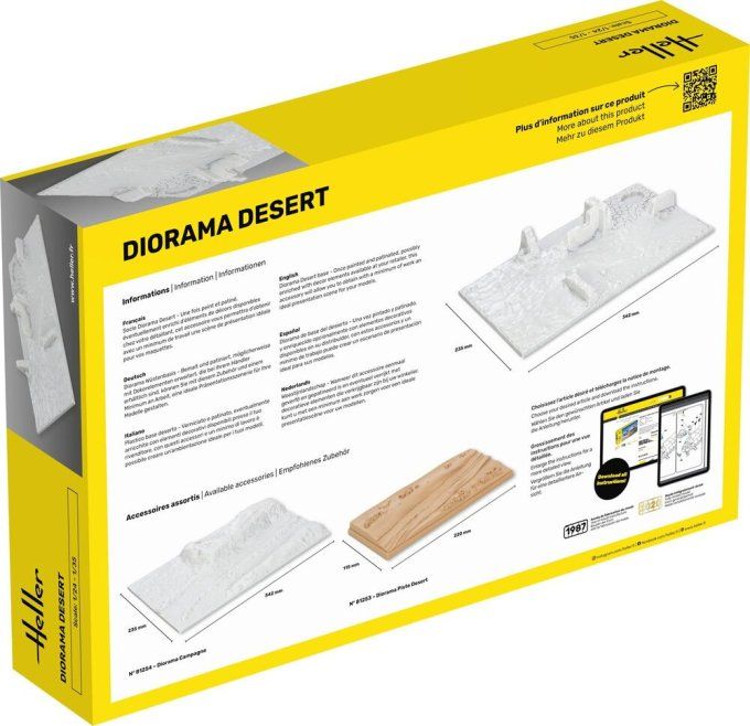 Socle Diorama Desert in 1:35