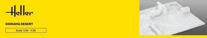 Socle Diorama Desert in 1:35