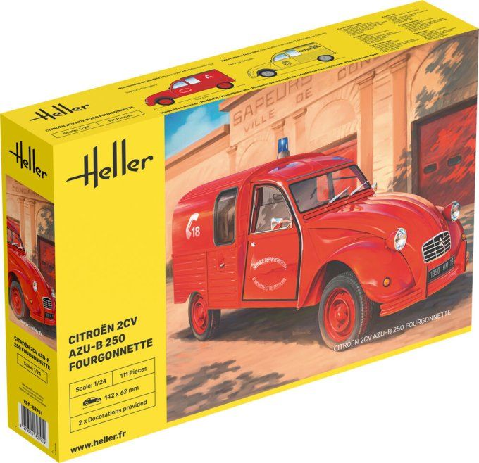 Citroen 2CV AZU-B 250 Fourgonnette in 1:24