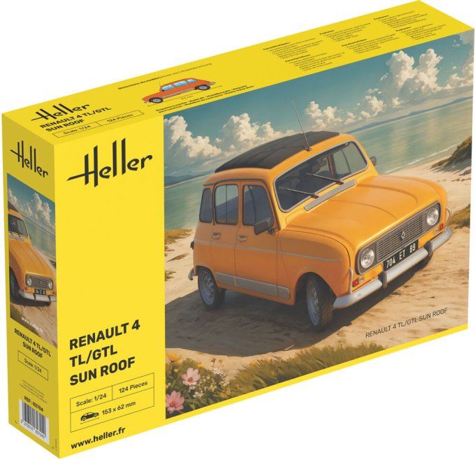 Renault 4 TL/GTL Sun Roof in 1:24