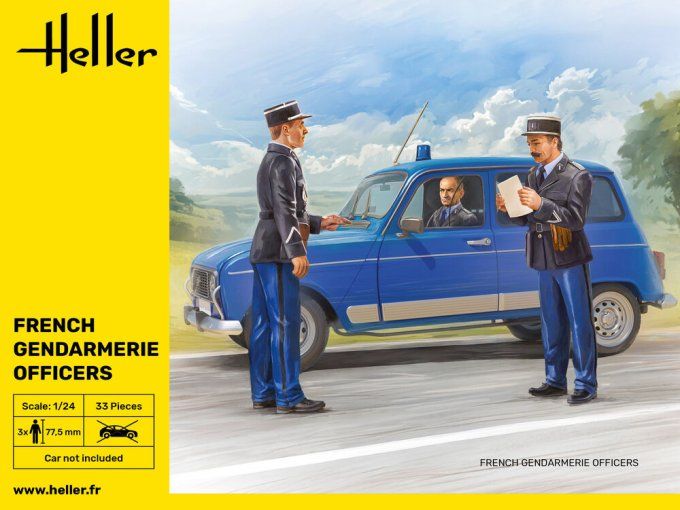French Gendarmerie Officers in 1:24
