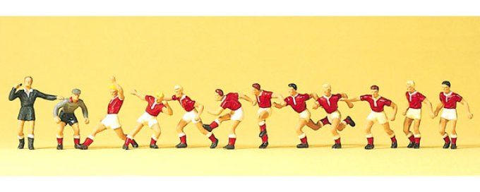 équipe de football MAILLOT ROUGE