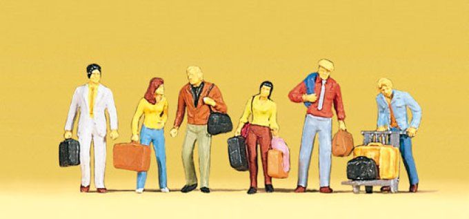 voyageurs en marche