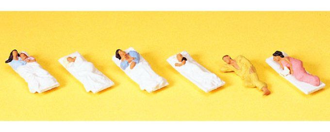 Passagers couches pour wagons-lits