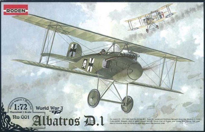 Albatros D.I World War 1 in 1:72