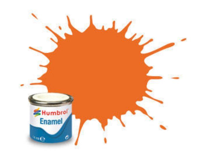 Peinture Humbrol 046 orange, matt 14 ml