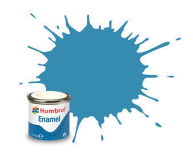 Peinture Humbrol 048 Bleu moyen, Brillant 14 ml