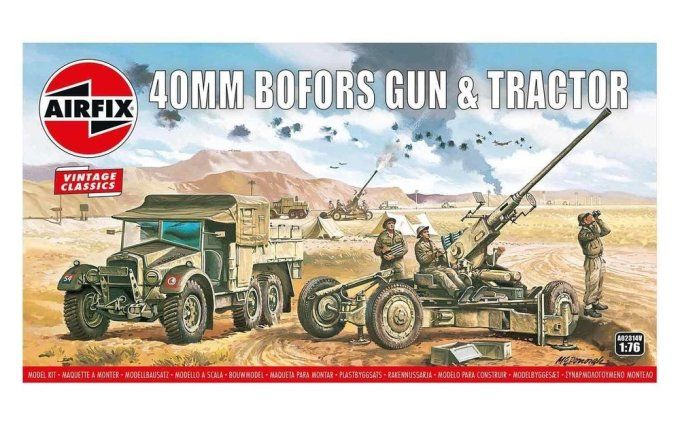 BOFORS 40 GUN + TRACTOR VINTAGE CLASSICS