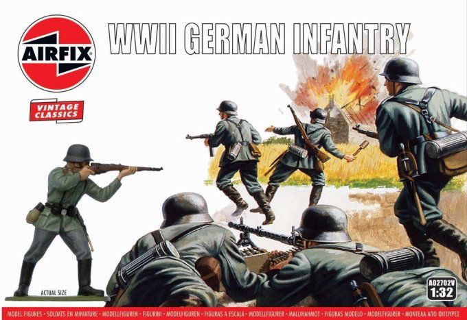 WIWII German Infantry in 1:32