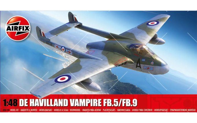De Havilland Vampire FB.5/FB.9 in 1:48