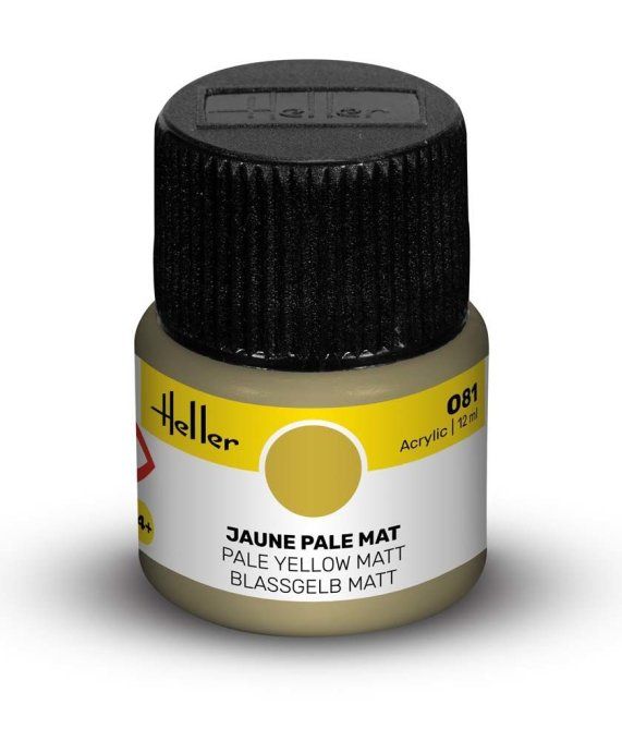 Peinture Acrylic 081 jaune pale mat