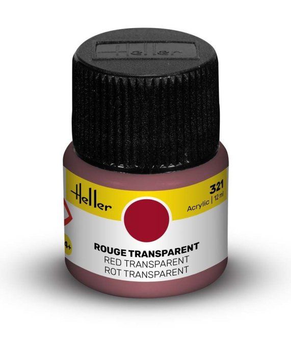 Peinture Acrylic 321 rouge transparent