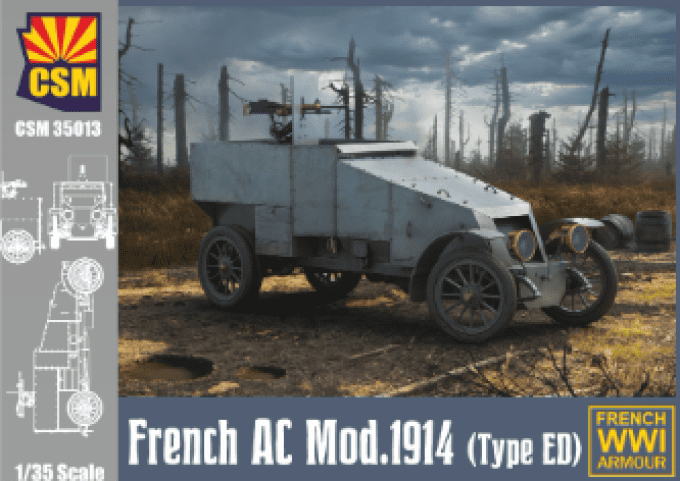 Véhicule blindé français modèle 1914 (type ED)