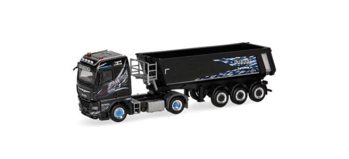 Semi-remorque benne MAN TGX GM