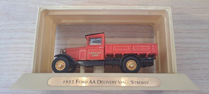 1932 FORD AA DELIVERY VAN  STROH S MATCHBOX