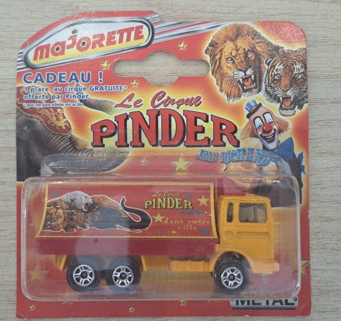MAJORETTE CIRQUE PINDER SAVIEM SM240 REGIE PUBLICITAIRE