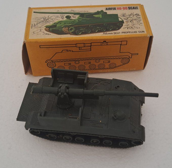 AIRFIX 155mm SELF-PROPELLED GUN H0-00 SCALE JOUET EN PLASTIQUE