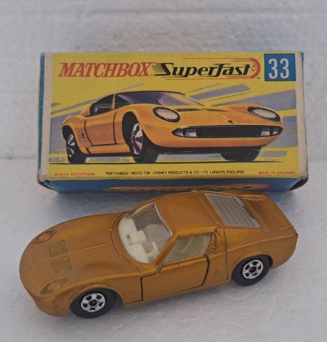 LAMBORGHINI MIURA P400  SUPERFAST  N°33