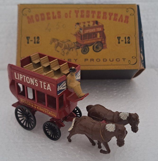 1899 LONDON HORSE DRAWN BUS N°Y-12