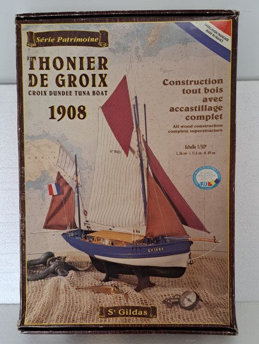 THONNIER DE GROIX SAINT GILDAS 1908 1/50 SOCLAINE