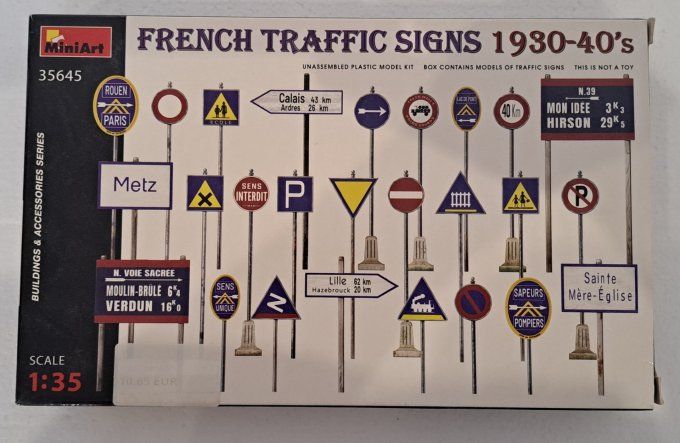 PANNEAUX SIGNALISATION ROUTIERS FRANCAIS   1/35
