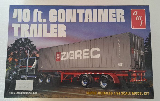 SEMI REMORQUE CONTAINER 40PIEDS 1/24