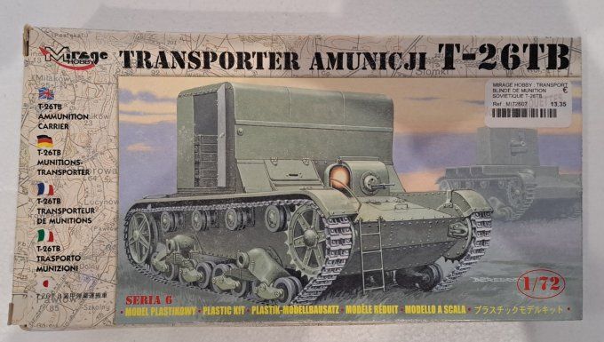 T-26TB TRANSPORTEUR DE MUNITIONS   1/72