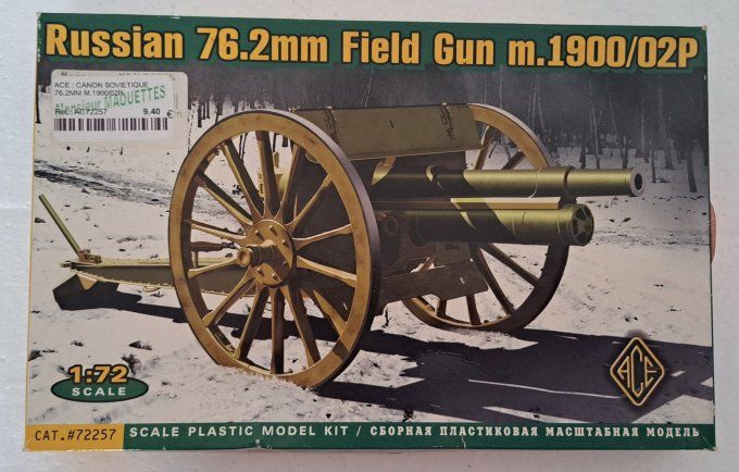 CANON SOVIETIQUE 76.2mm FIELD GUN m.1900/02p    1/72
