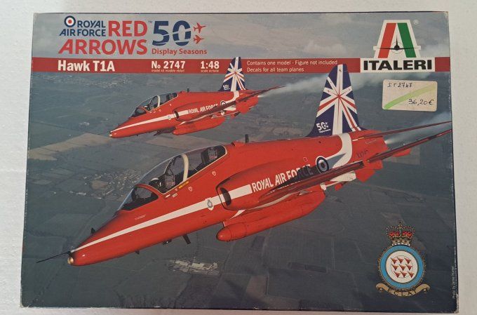HAWK T1A  RAF RED ARROWS  50 ANS   1/48